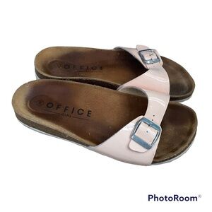 Baby Pink patent sandals